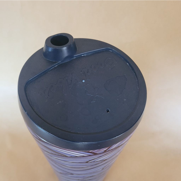 Dutch Bros Blue Waves Good Vibes Metal Travel Tumbler 24oz, cold liquid only - Picture 3 of 7